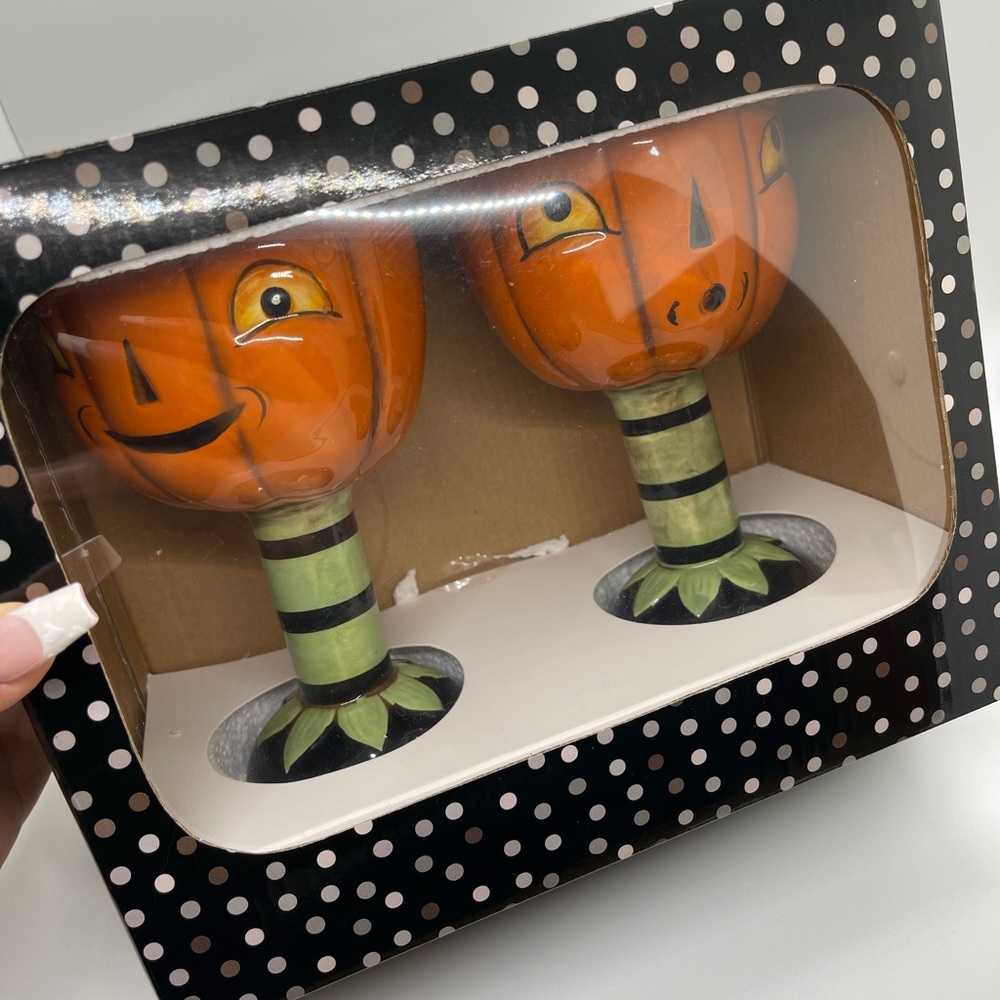 Johanna Parker Pumpkin Goblets
